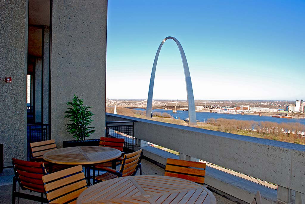 Conveniently located across the street from Busch Stadium, home of the St. Louis Cardinals, with ...
